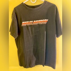Harley Davidson T-Shirt Mens Sz XL‎ Black 100th Anniversary Atlanta GA Biker Tee